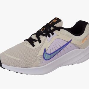 Nike Running Shoes with Purple and Black Accents
